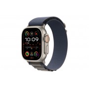 Apple Watch Ultra 2 49mm Titanium Case with Blue Alpine Loop