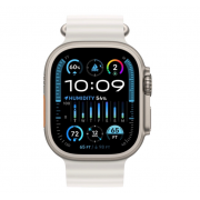 Apple Watch Ultra 2 49mm Titanium Case with White Ocean Band