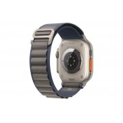 Apple Watch Ultra 2 49mm Titanium Case with Blue Alpine Loop