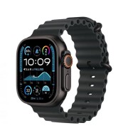Apple Watch Ultra 2 49mm Black Titanium Case with Black Ocean Band