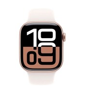 Apple Watch Series 10 46mm Aluminum Rose Gold with Light Blush Sport Band
