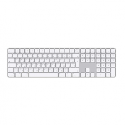 Apple Magic Keyboard с Touch ID и цифровой панелью для моделей Mac c Apple Silicon US Eng White Keys (MK2C3)