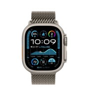 Apple Watch Ultra 2 49mm Natural Titanium Case with Natural Titanium Milanese Loop