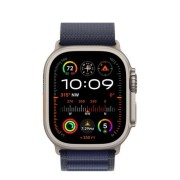 Apple Watch Ultra 2 49mm Natural Titanium Case with Navy Alpine Loop